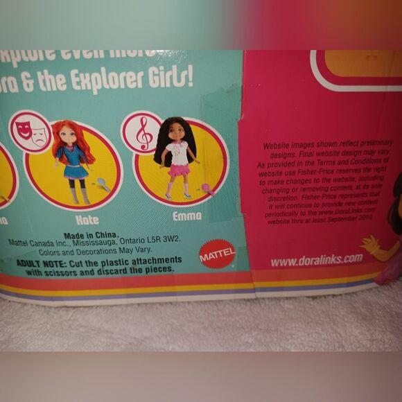 NWOT Nickelodeon Dora's Explorer Girls Dora 2009 Mattel - Picture 4 of 10